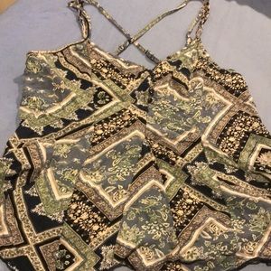 Pattern tank top